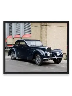 Плакат, постер Bugatti Type 57