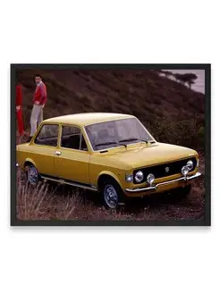 Плакат, постер Fiat 128 Rally