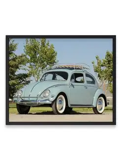 Плакат, постер Volkswagen Beetle 1953-57