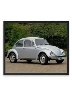 Плакат, постер Volkswagen Beetle 1973