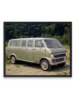 Плакат, постер Ford Econoline Club