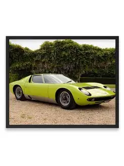 Плакат, постер Lamborghini Miura P400