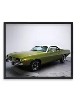 Плакат, постер Plymouth Barracuda 1974