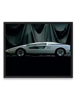 Плакат, постер Maserati Boomerang 1972