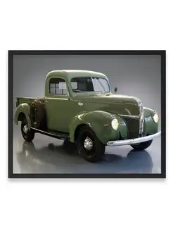 Плакат, постер Ford Deluxe Pickup