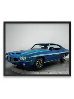 Плакат, постер Pontiac LeMans GTO