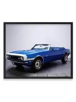 Плакат, постер Chevrolet Camaro 327