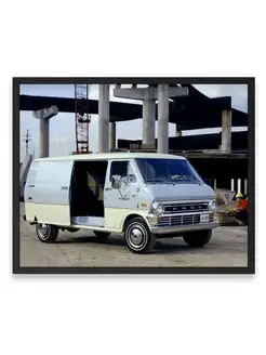 Плакат, постер Ford Econoline 1974