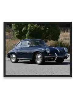 Плакат, постер Porsche 356C 1600