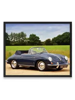 Плакат, постер Porsche 356B 1600