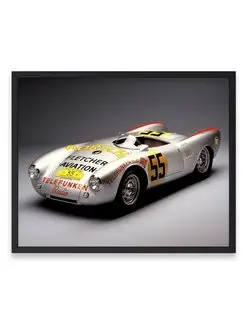 Плакат, постер Porsche 550 RS