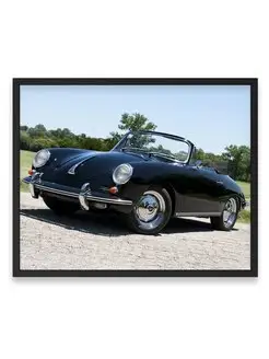 Плакат, постер Porsche 356B 1600