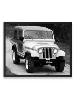 Плакат, постер Jeep CJ-7 Renegade