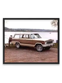 Плакат, постер Jeep Wagoneer 1975