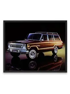 Плакат, постер Jeep Wagoneer 1978