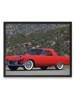 Плакат, постер Ford Thunderbird 1955