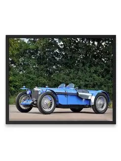 Плакат, постер Riley Brooklands 1929