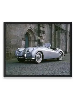 Плакат, постер Jaguar XK140 Roadster