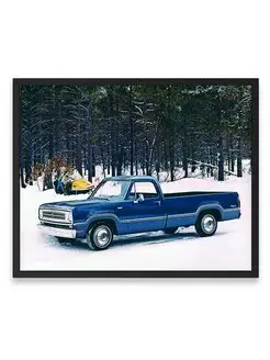 Плакат, постер Dodge Adventurer Pickup