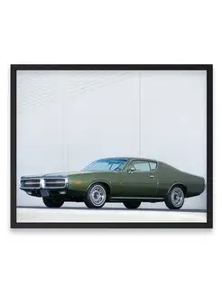 Плакат, постер Dodge Charger 1972