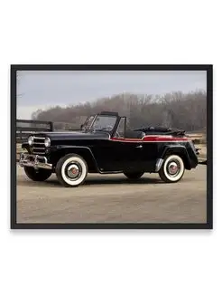 Плакат, постер Willys Jeepster 1948-50