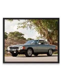 Плакат, постер Mercedes-Benz 450SL US-spec