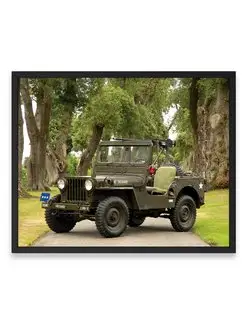 Плакат, постер Willys M38 Jeep