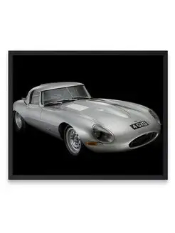 Плакат, постер Jaguar E-Type Lightweight