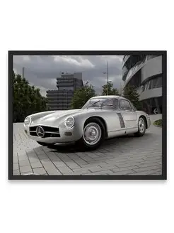 Плакат, постер Mercedes-Benz 300SL Transaxle