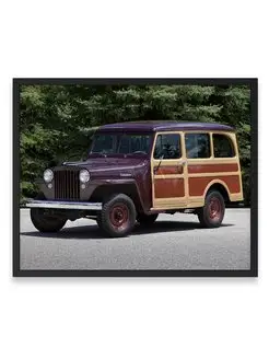 Плакат, постер Willys Station Wagon