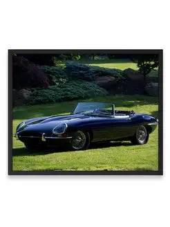 Плакат, постер Jaguar E-Type Open