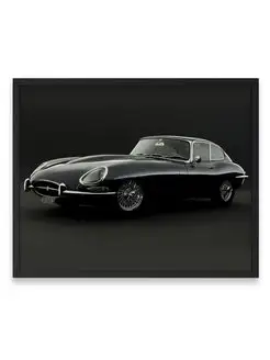 Плакат, постер Jaguar E-Type Coupe