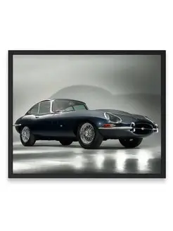 Плакат, постер Jaguar E-Type Coupe