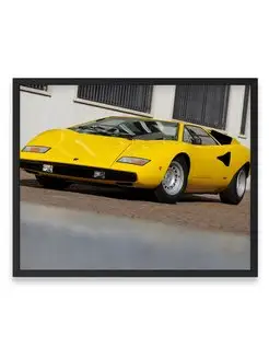 Плакат, постер Lamborghini Countach LP400