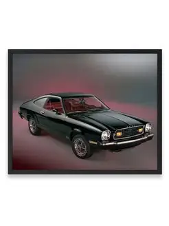 Плакат, постер Mustang Hatchback 1974-78