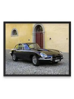 Плакат, постер Jaguar E-Type Coupe