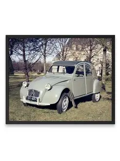 Плакат, постер Citroen 2CV 1960-66