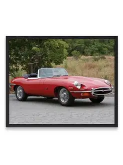 Плакат, постер Jaguar E-Type Roadster