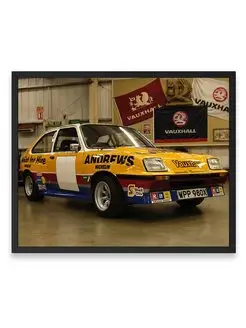 Плакат, постер Vauxhall Chevette Rally