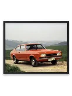 Плакат, постер Ford Capri (MkII)