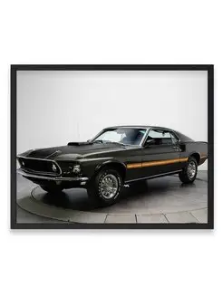 Плакат, постер Mustang Mach 1