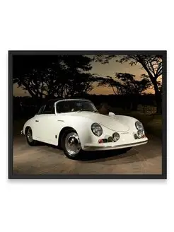 Плакат, постер Porsche 356A 1500