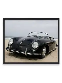 Плакат, постер Porsche 356A 1500