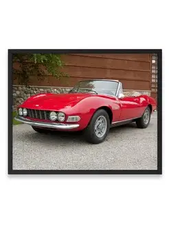 Плакат, постер Fiat Dino Spider