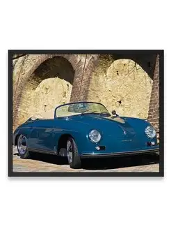 Плакат, постер Porsche 356A 1600