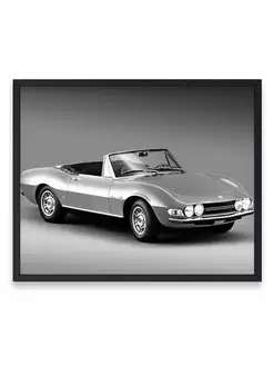 Плакат, постер Fiat Dino Spider