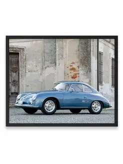 Плакат, постер Porsche 356A Carrera