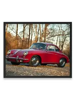 Плакат, постер Porsche 356 SC