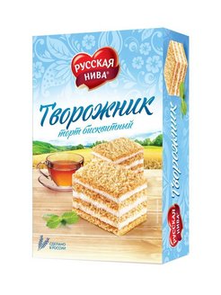 Торт русская нива творожник классический