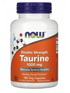 Taurine, Таурин 1000 мг - 100 капсул